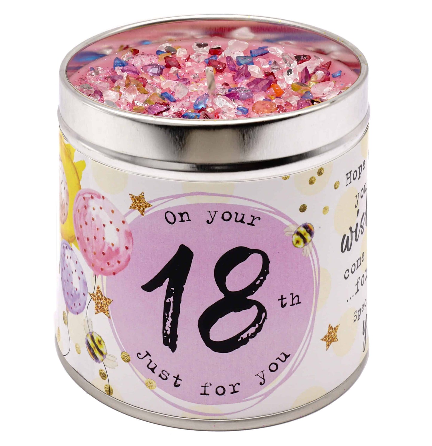 JUST BECAUSE AGE CANDLES – 18TH