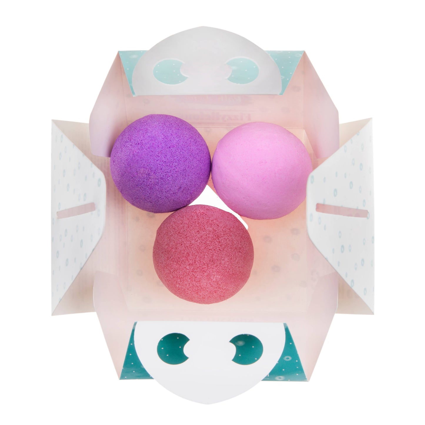Fizzylicious Hypoallergenic Perfume Free Bath Bombs 3-pack