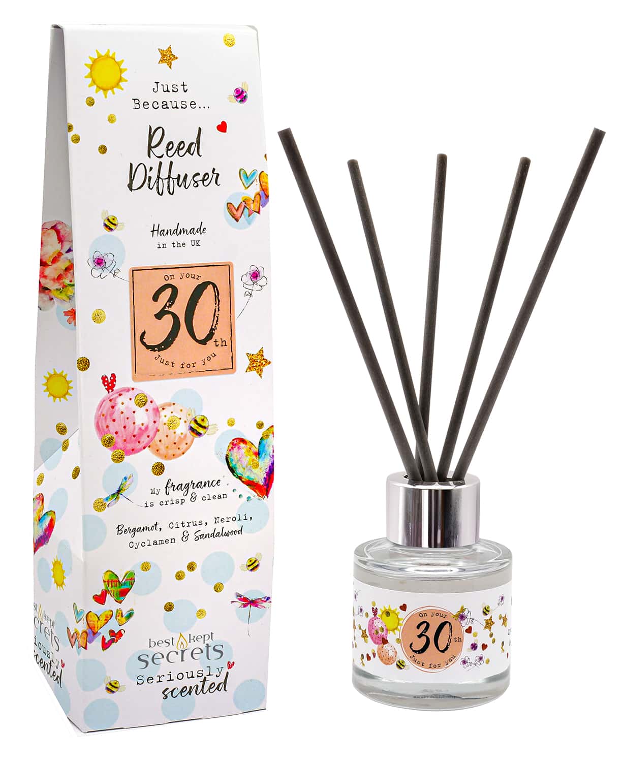 JUST BECAUSE OCCASION SPARKLY DIFFUSERS – 30TH, 50ML