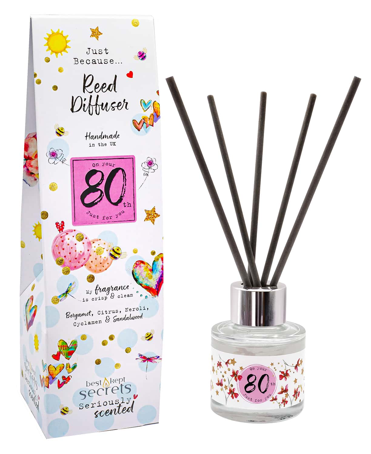 JUST BECAUSE OCCASION SPARKLY DIFFUSERS – 80TH, 50ML