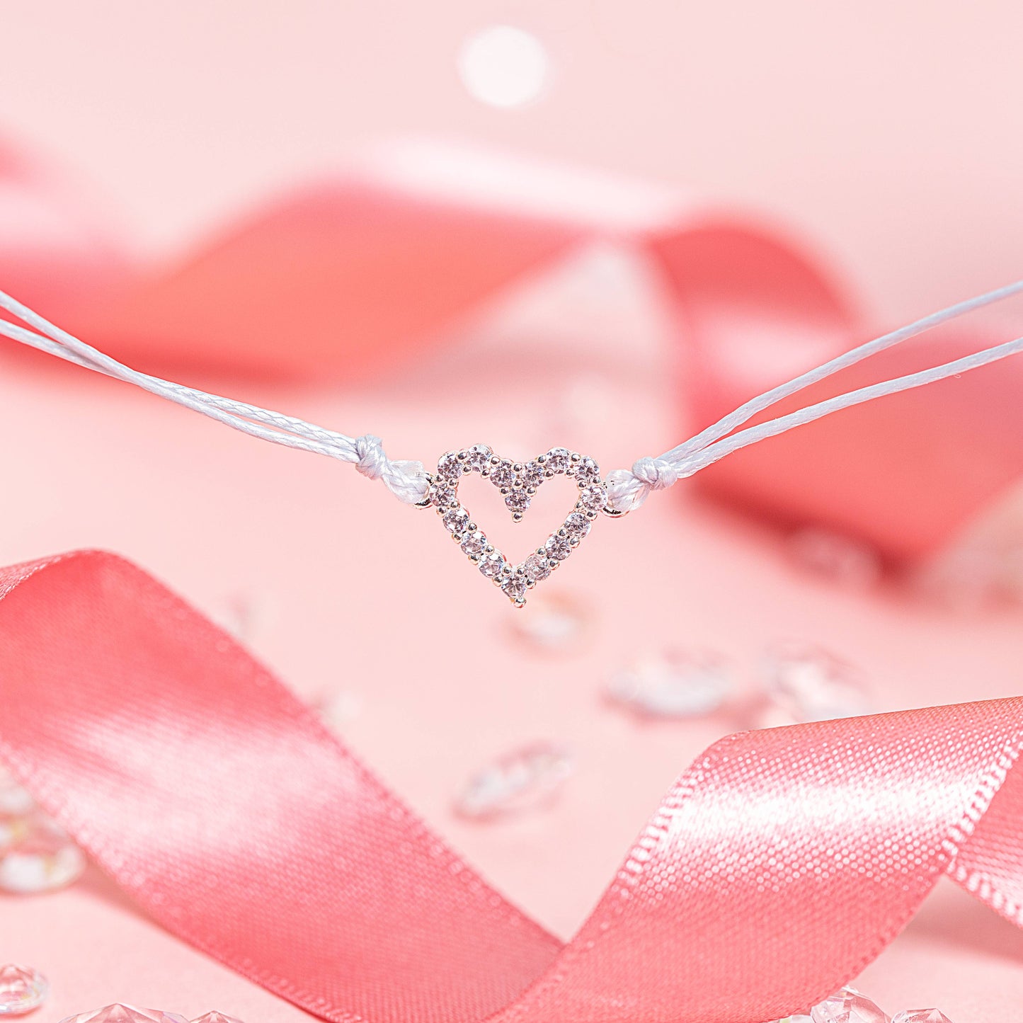Thank you for being amazing heart bracelet