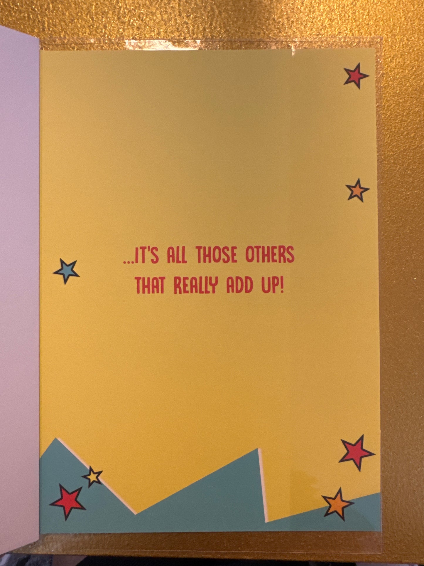 Birthday card - humour