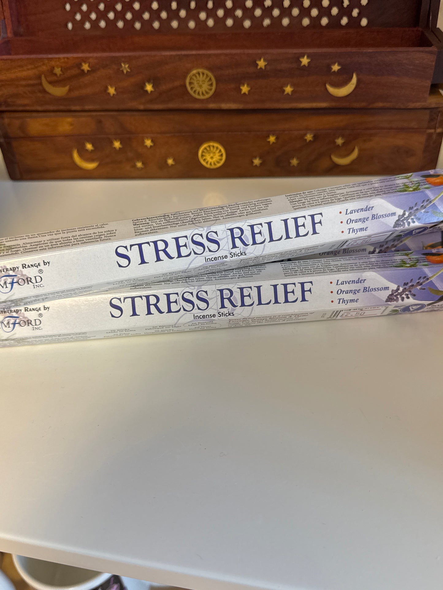 Stress relief incense sticks