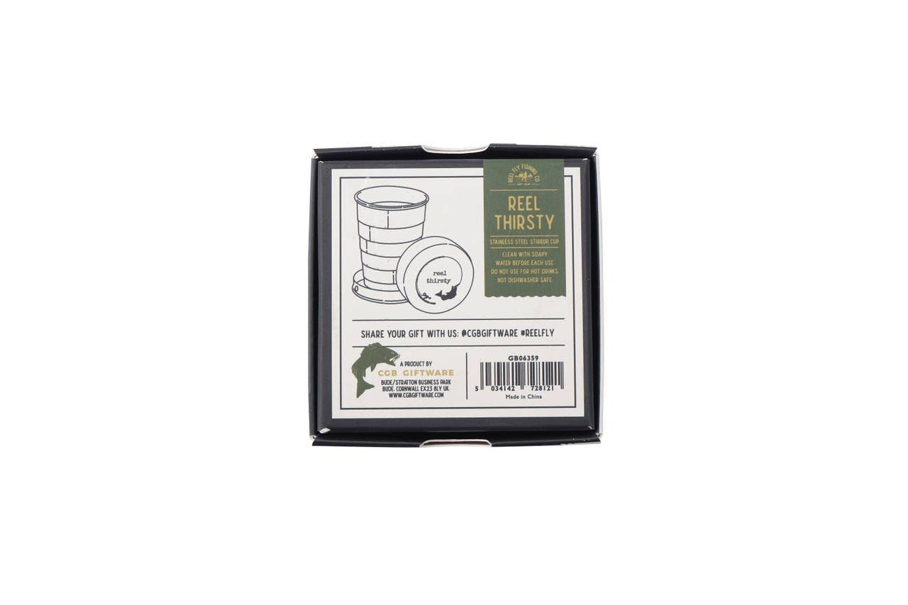 'Reel Thirsty' Stirrup Cup Reel Fly Fishing Co.