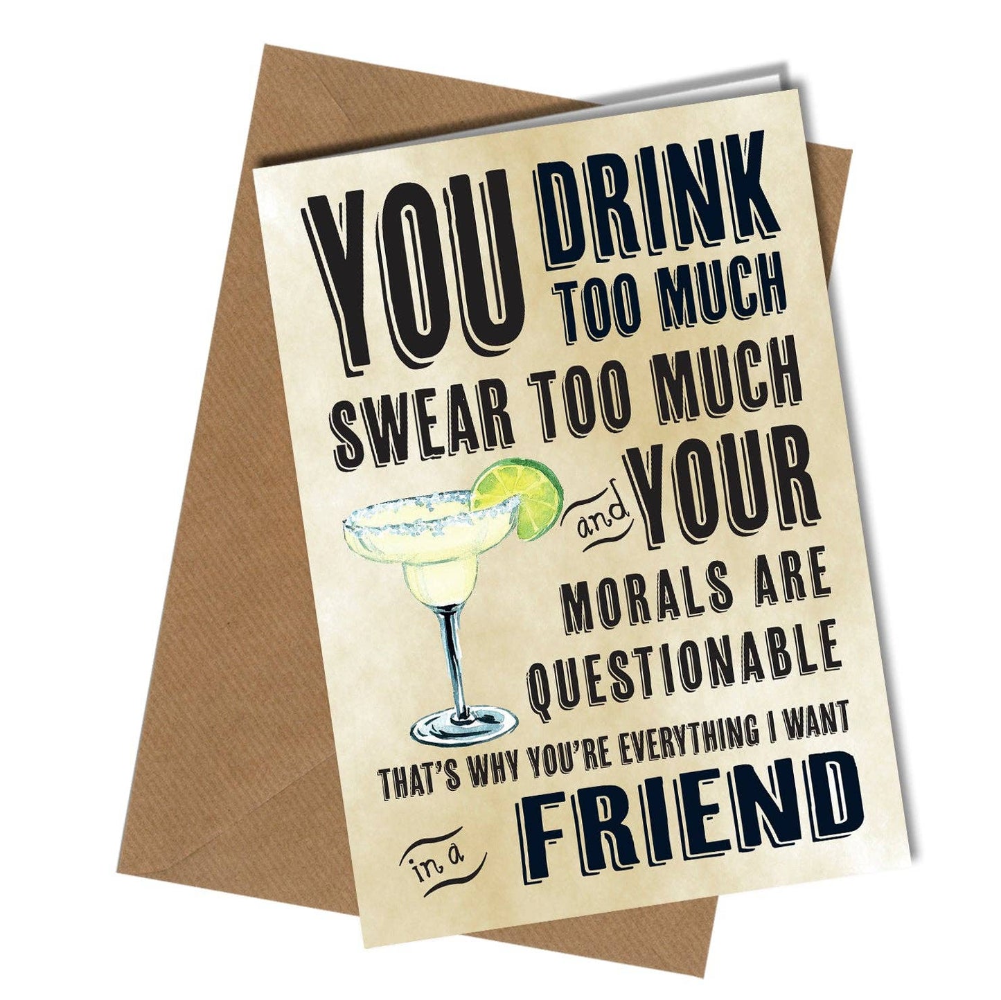 Morals birthday card