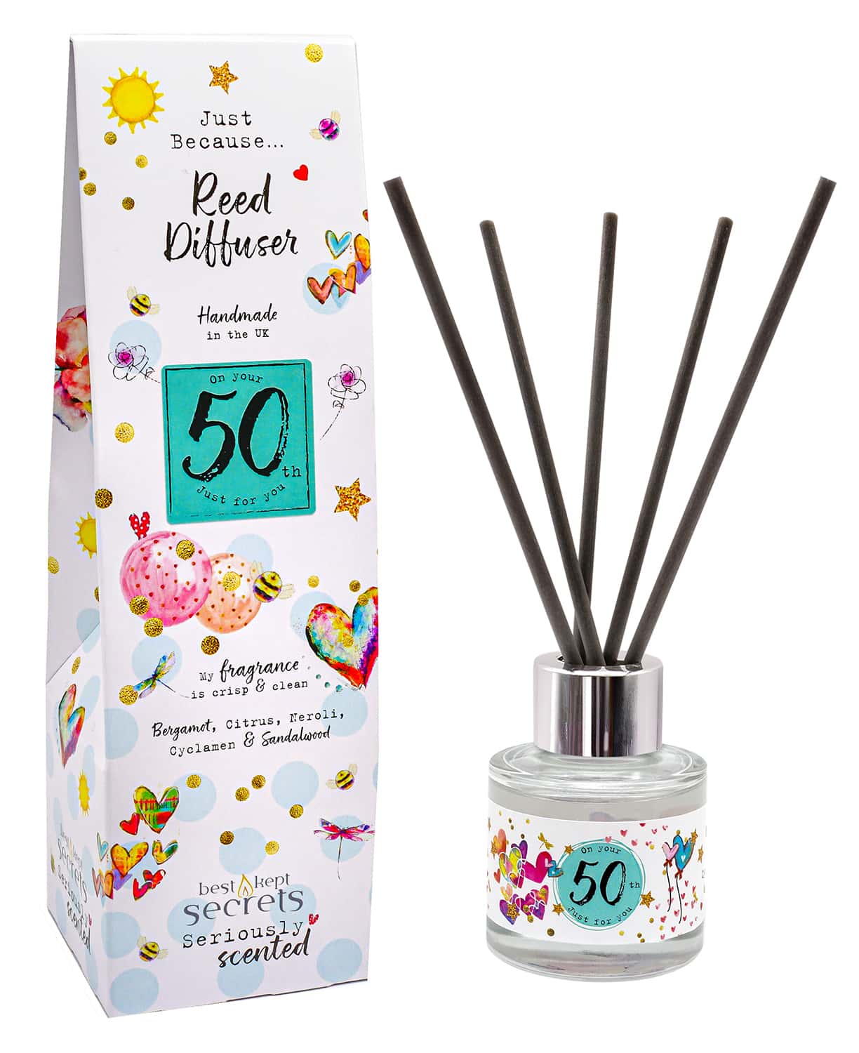 JUST BECAUSE OCCASION SPARKLY DIFFUSERS – 50TH, 50ML