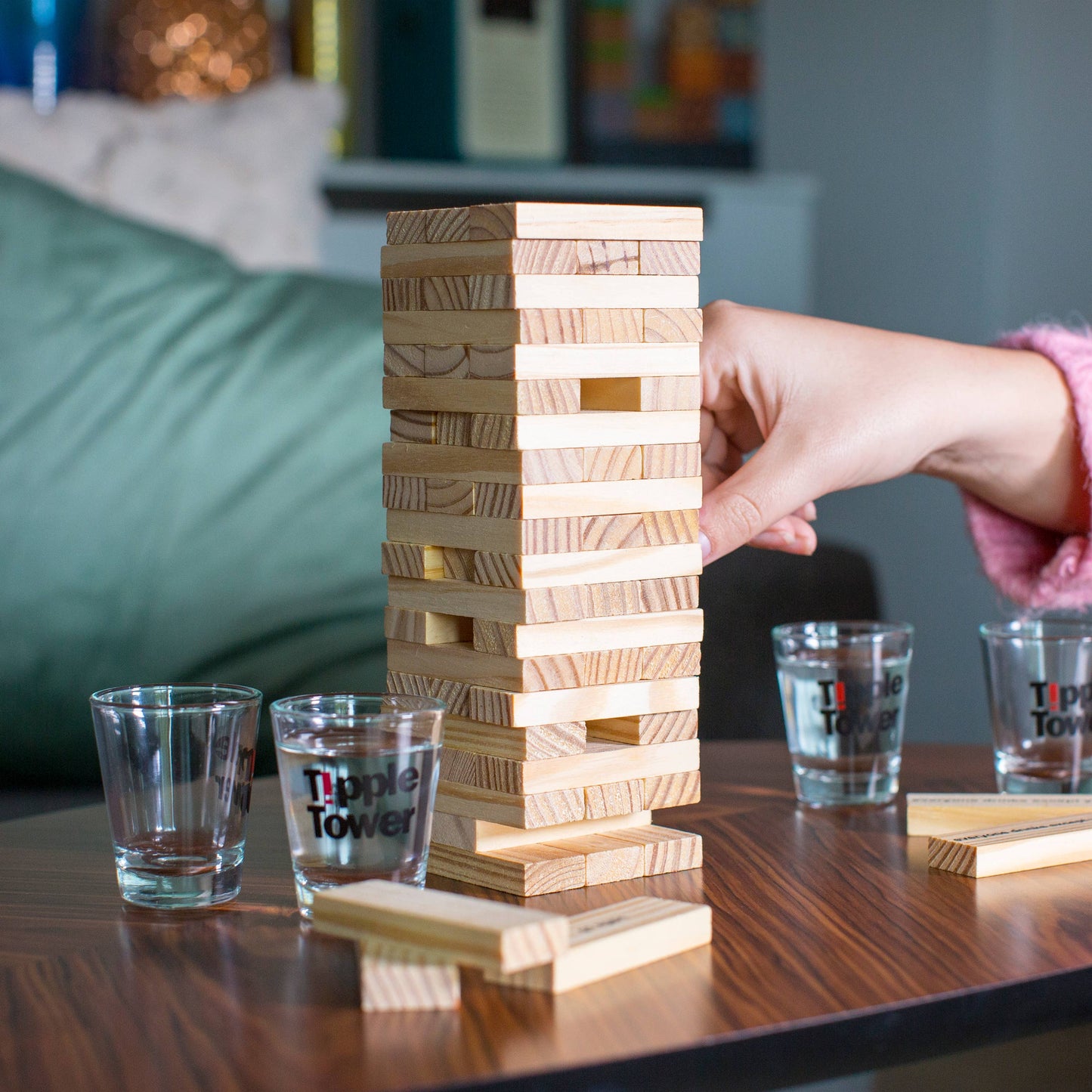 Novelty Drinking Game - Tipple Tower - Great Gift for Father's Days and