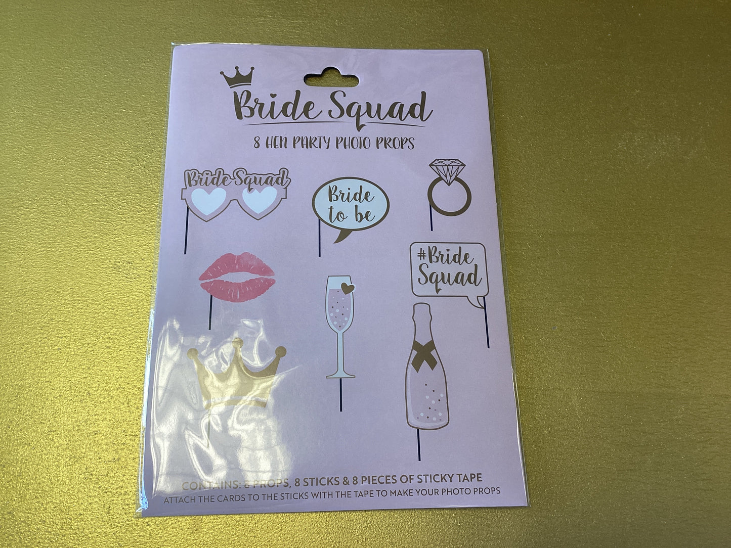 8 Piece Hen Party Photo Props