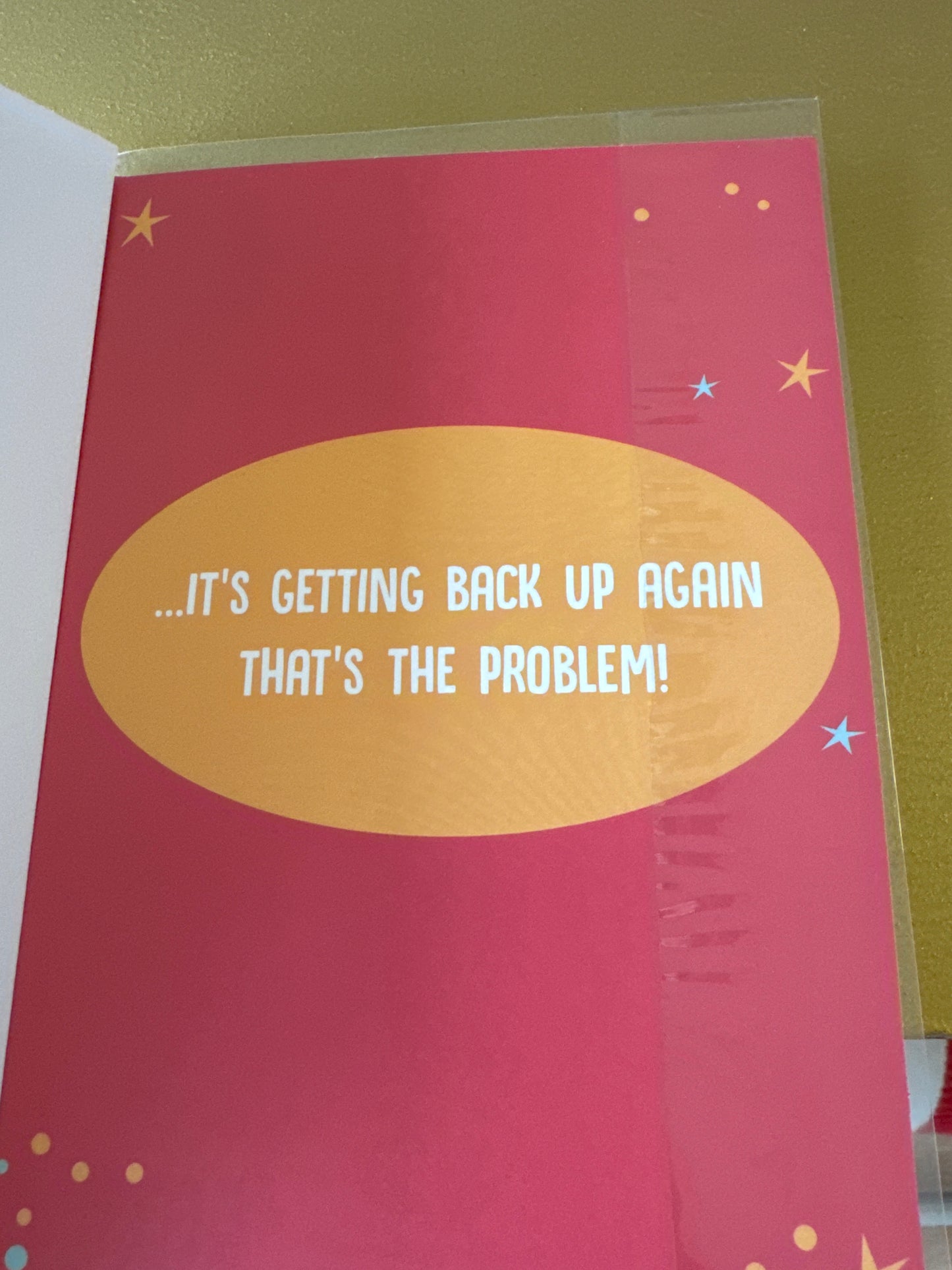 Birthday card - humour