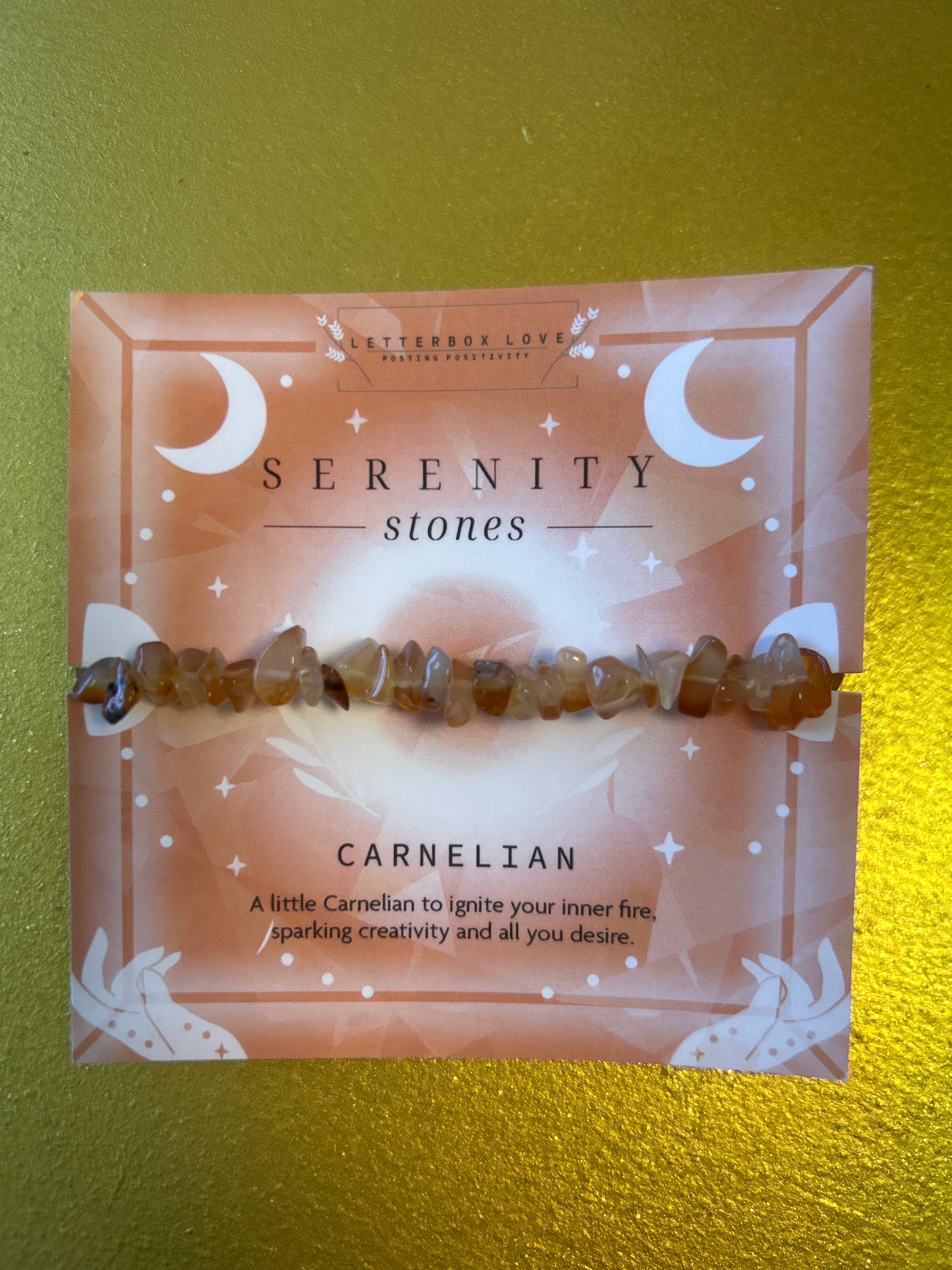 Carnelian Serenity stones bracelet