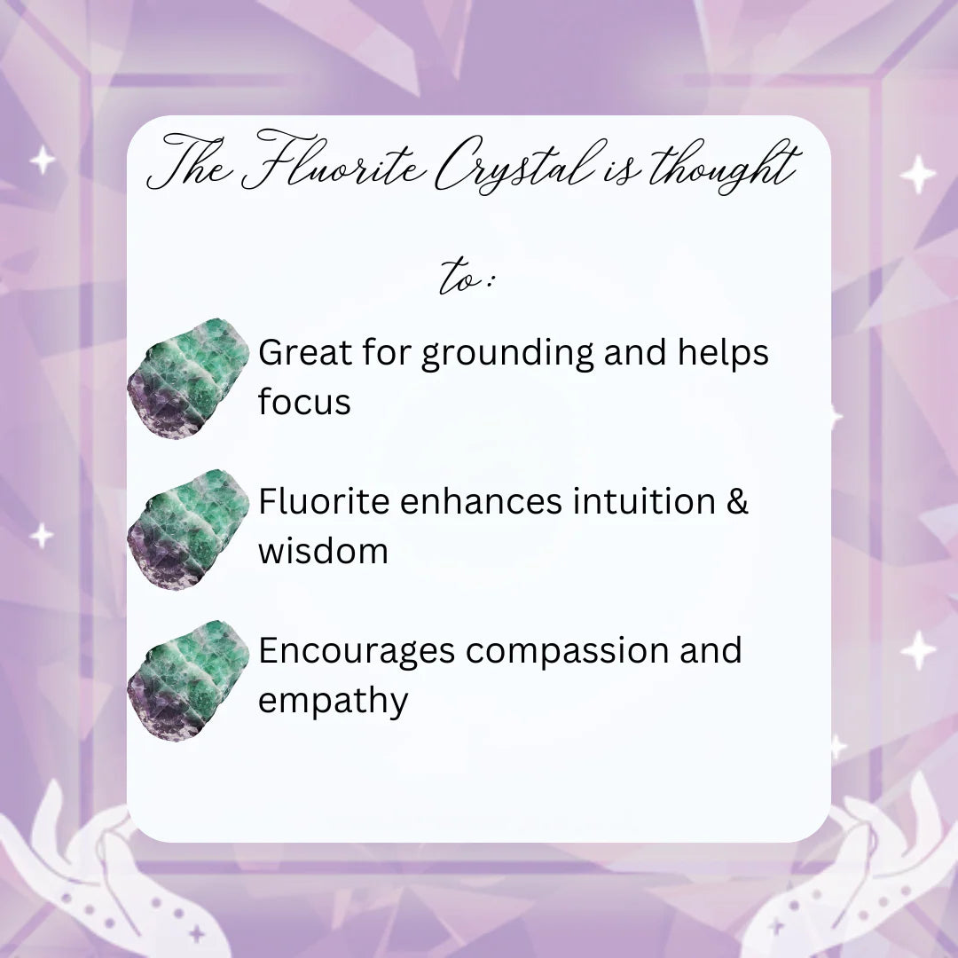 FLUORITE CRYSTAL BRACELET