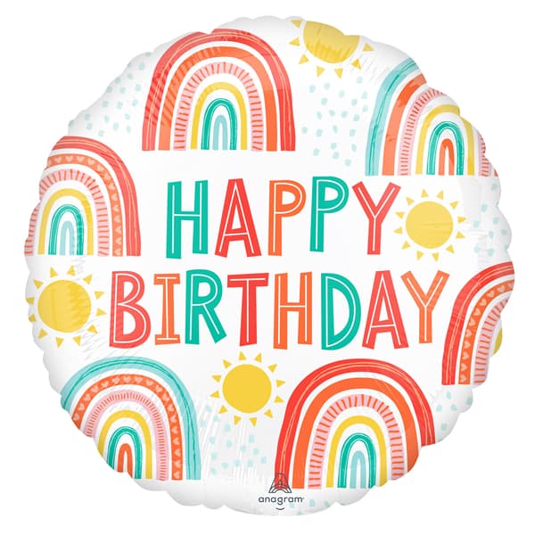 Happy Birthday foil balloon
