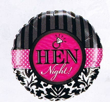 Hen night foil balloon