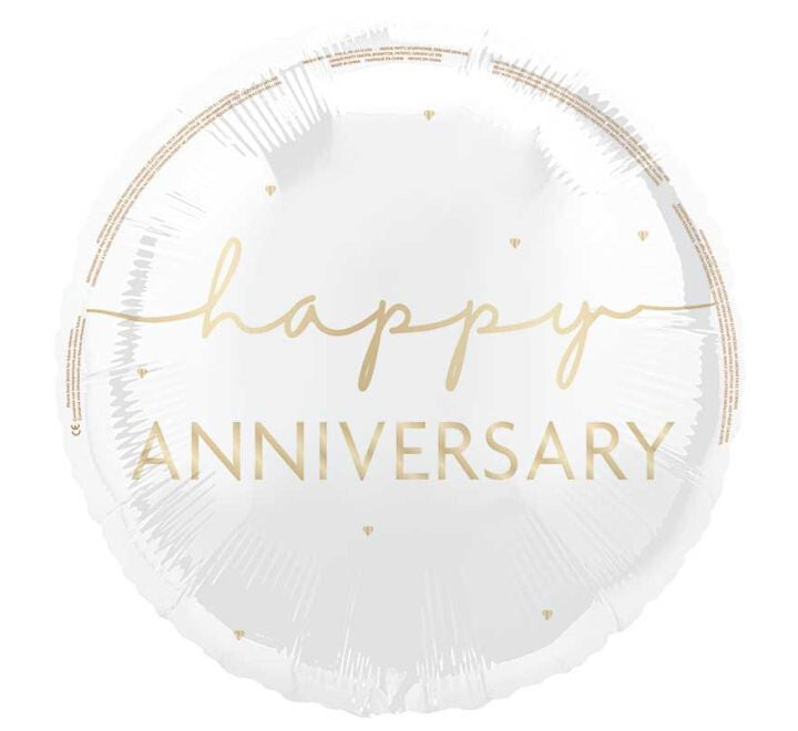 Happy Anniversary foil balloon