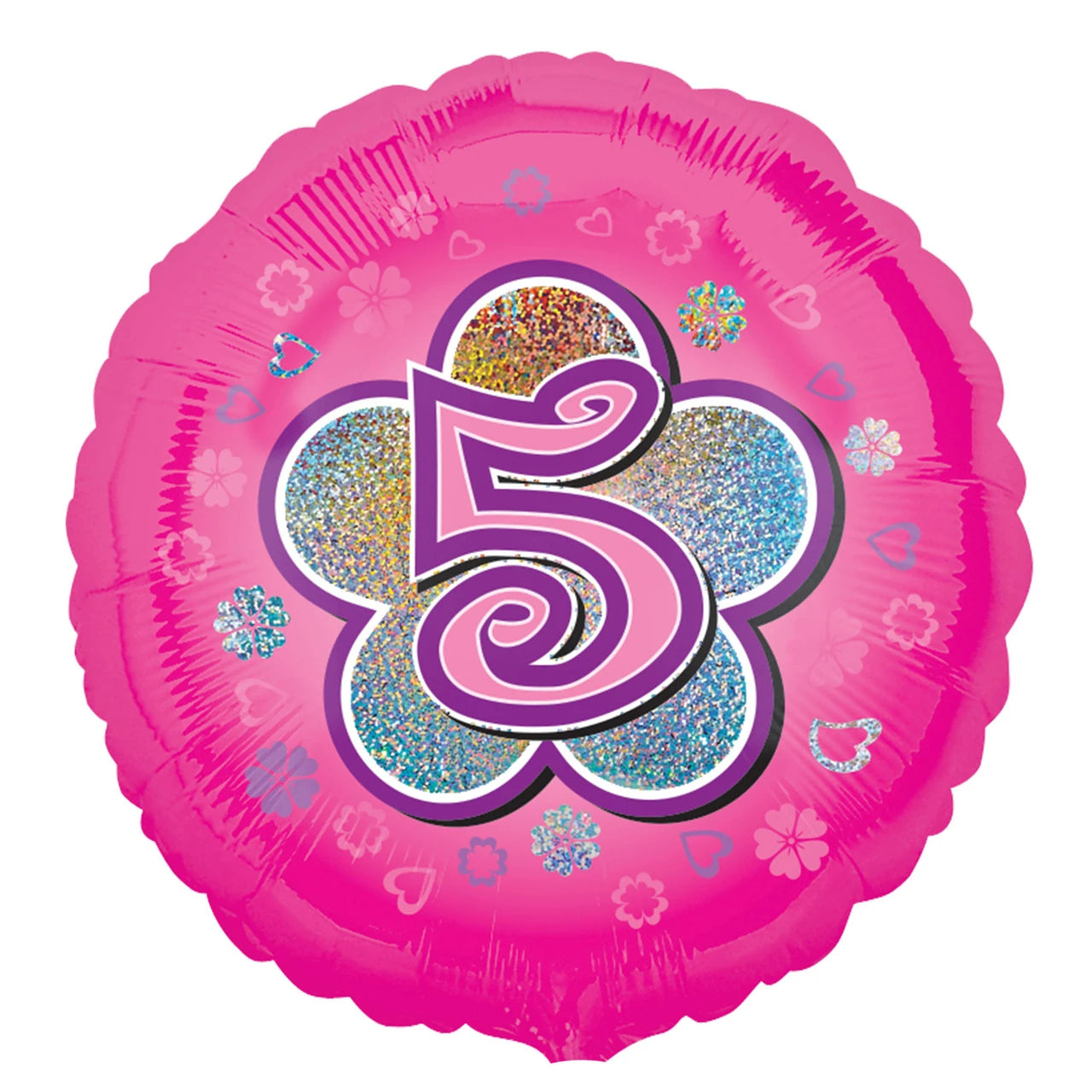 Age 5 foil balloons