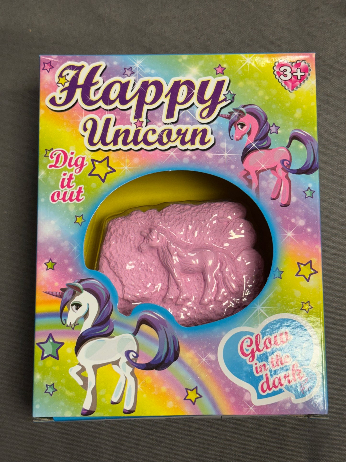 Happy unicorn dig it out fossil