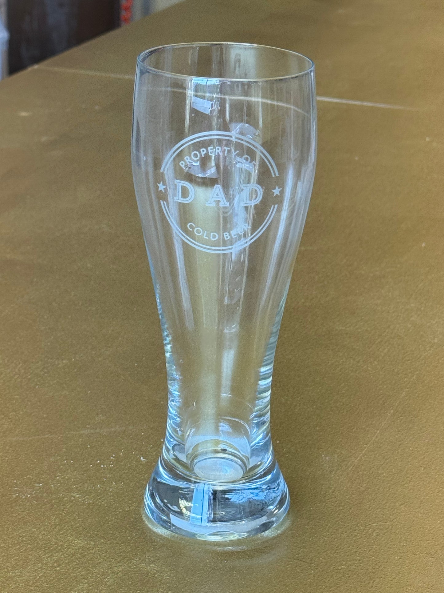 Dad Beer Glass