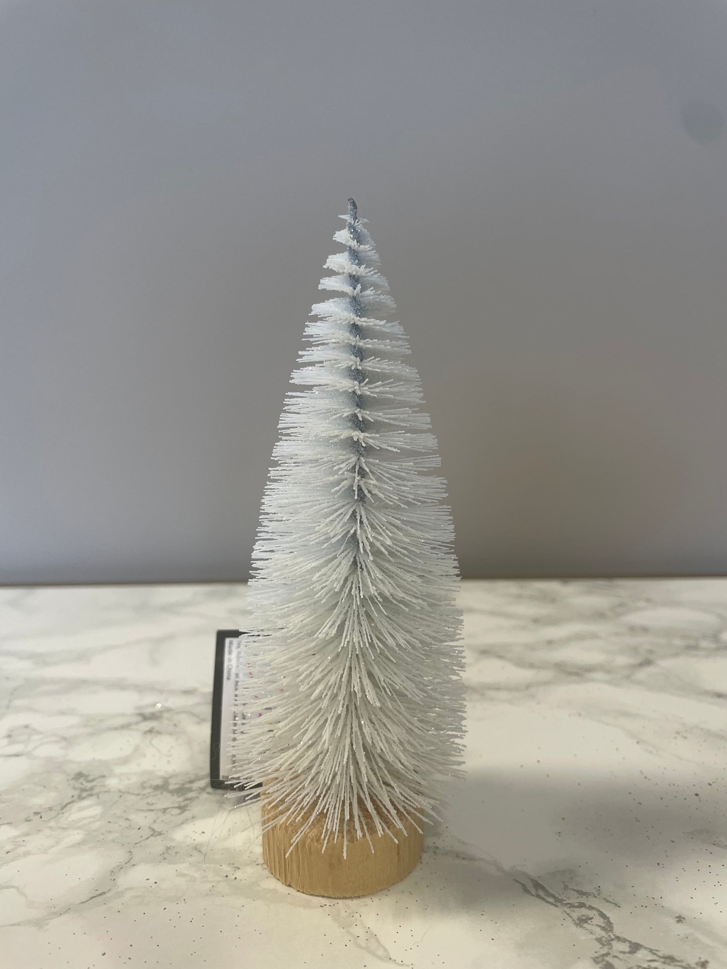 Mini white tree ornament