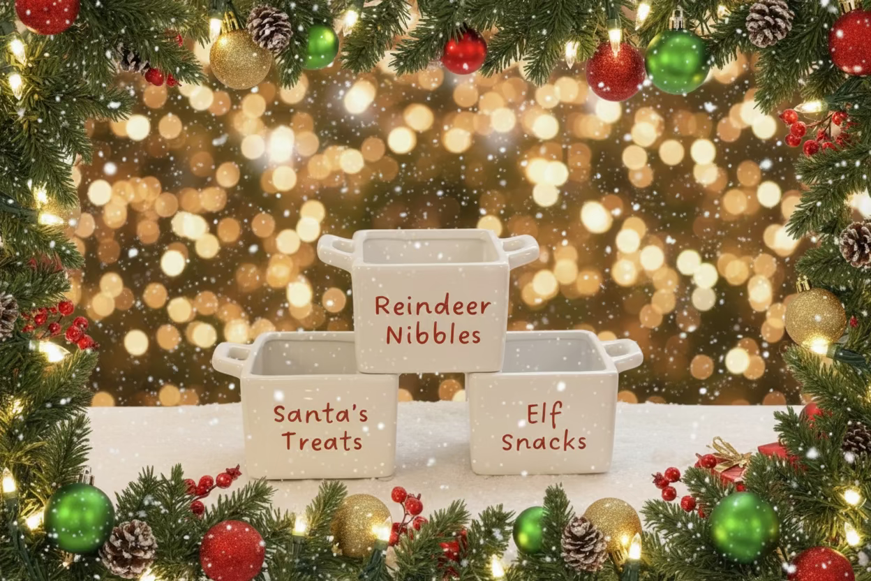 Christmas snack holder