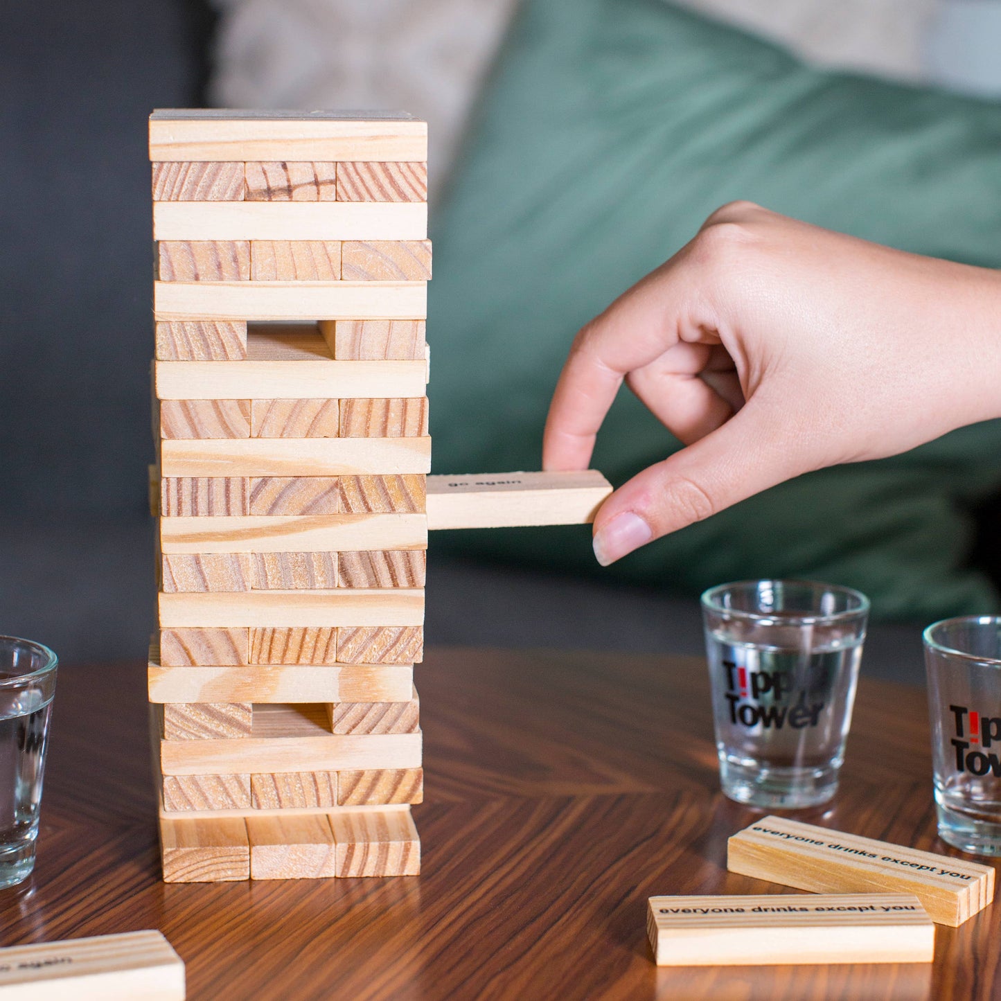 Novelty Drinking Game - Tipple Tower - Great Gift for Father's Days and
