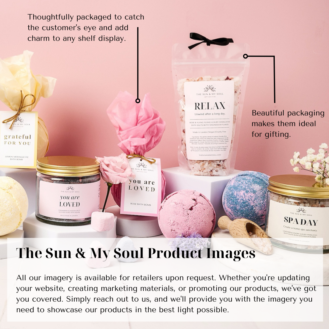 Relax Luxury Himalayan Bath Salts Gift⎜Rose Ylang Ylang