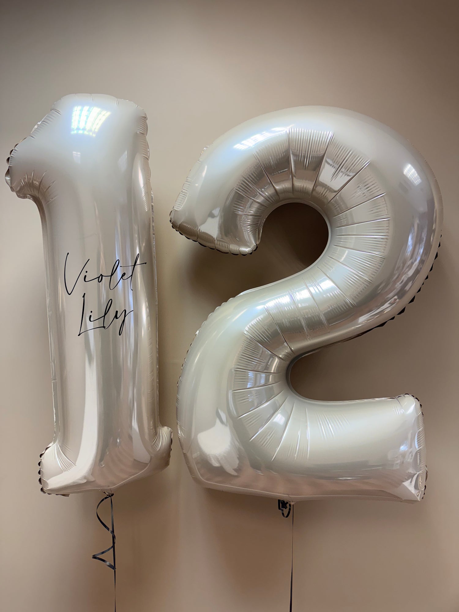 XL Number foil balloons