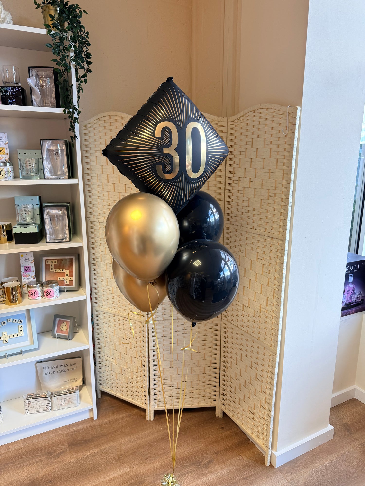 Helium clusters with foil