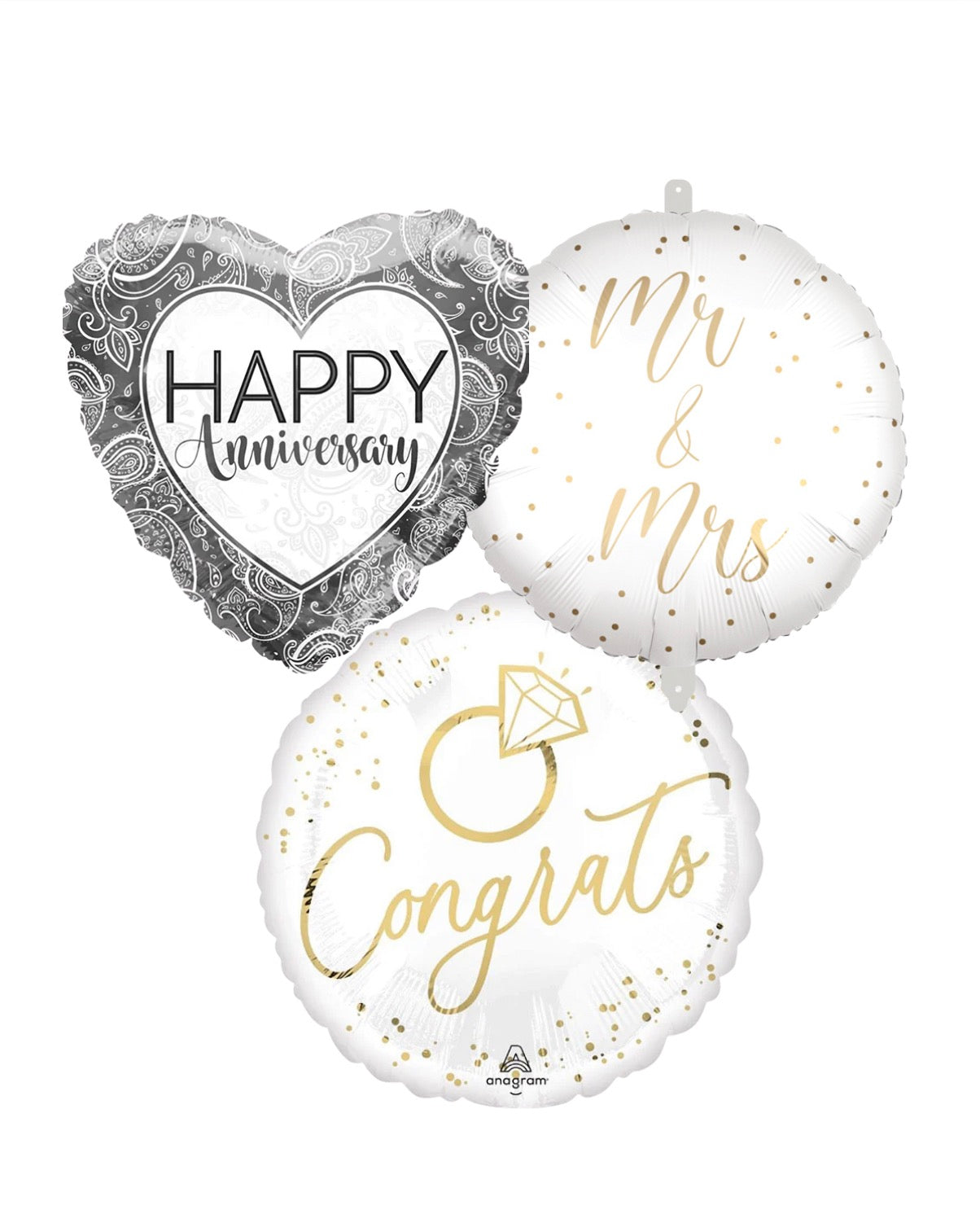 Engagement/Anniversary/Wedding foil balloons