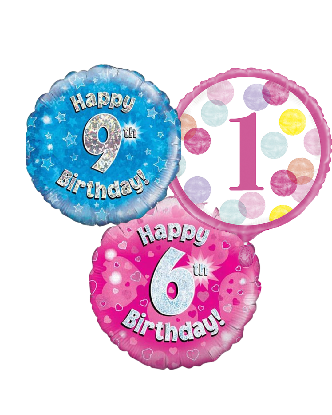 Children’s age foil balloons