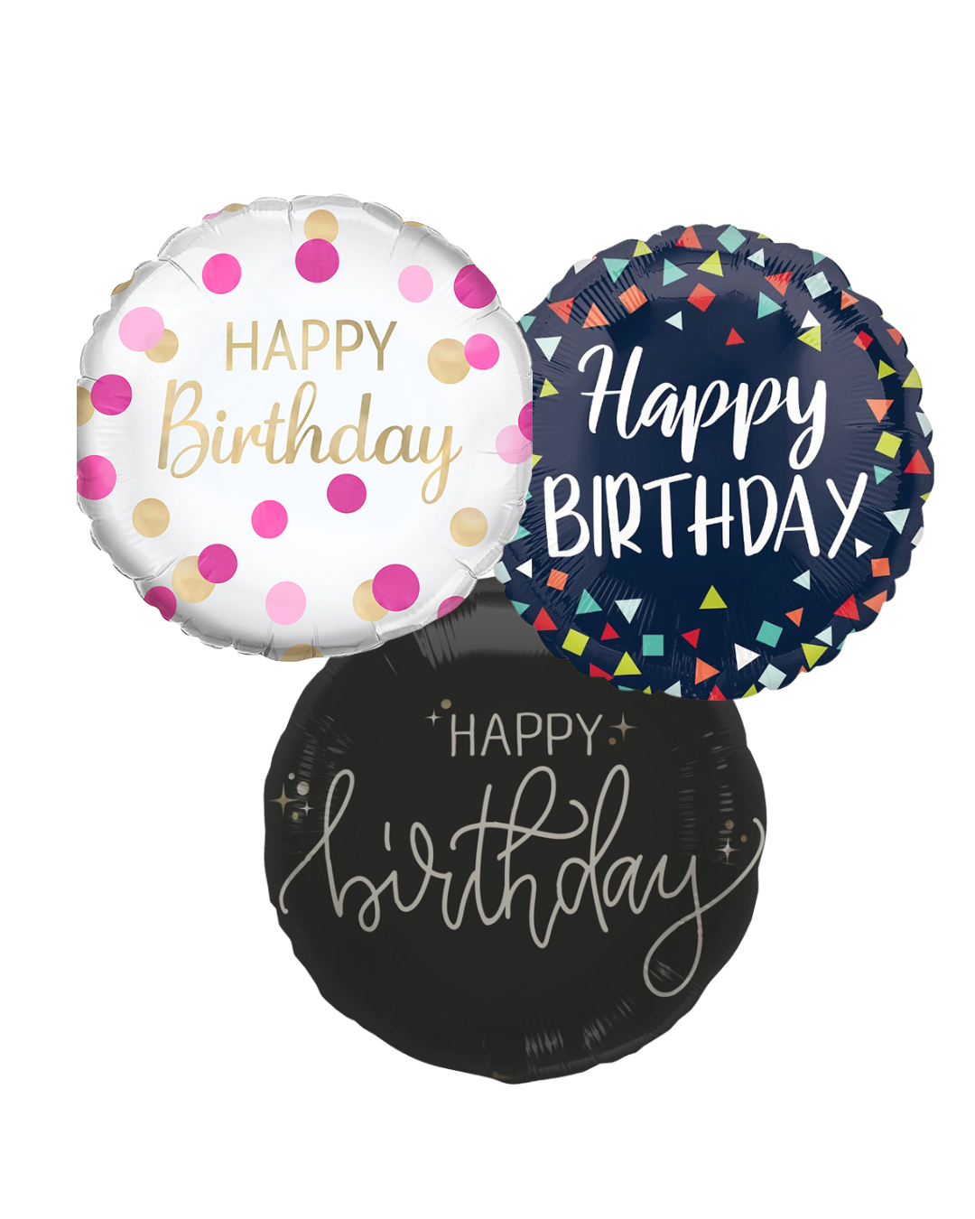 Birthday foil balloons