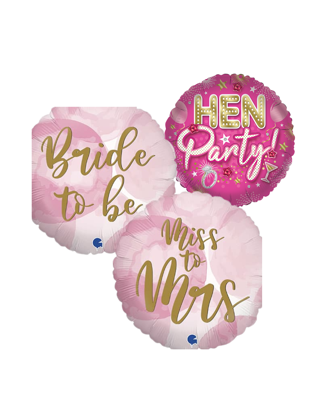 Hen/Bride to be foil balloons