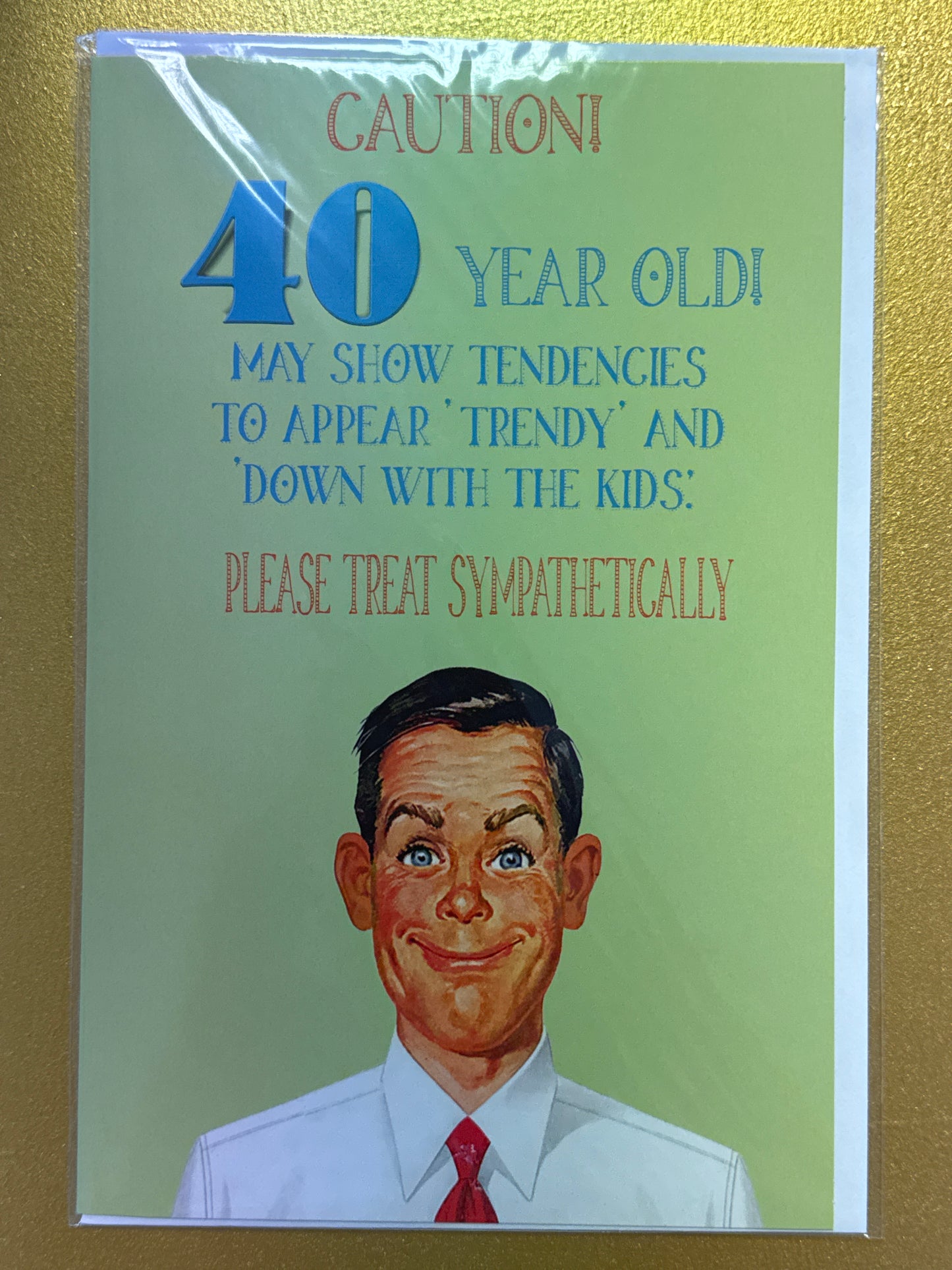 40th birthday card