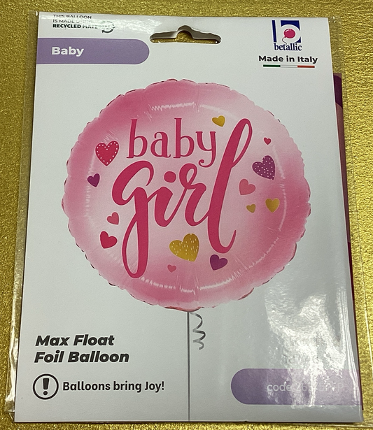 Baby Girl foil balloon