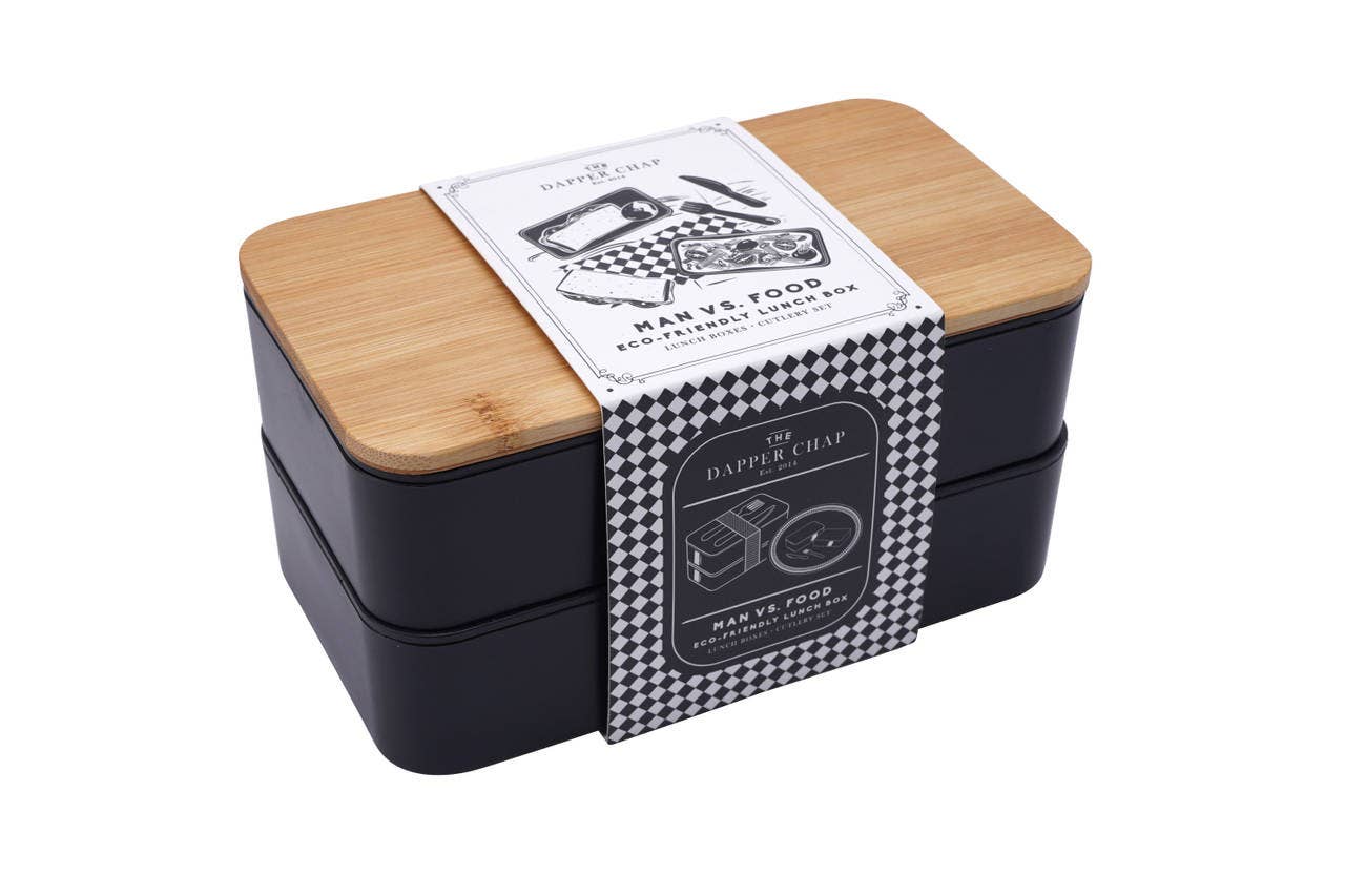 Man Vs. Food Lunch Box Dapper Chap Eco-Friendly