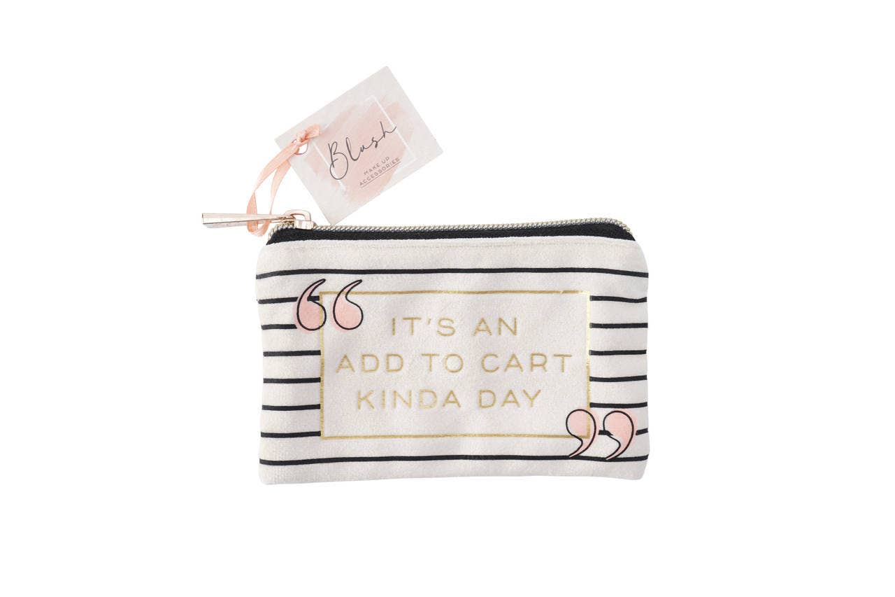 Blush 'It's An Add To Cart Kinda Day' Purse