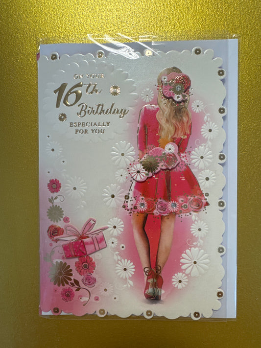 16th birthday card