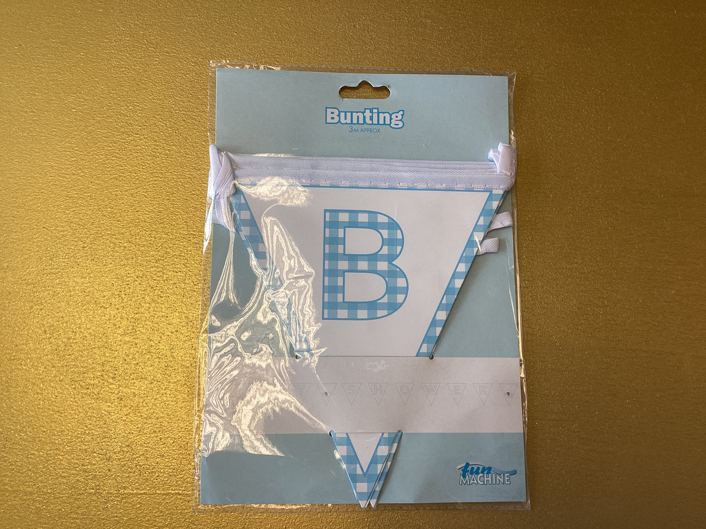 Blue Baby Shower bunting