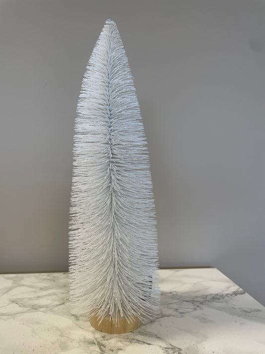 Large White Christmas tree ornament