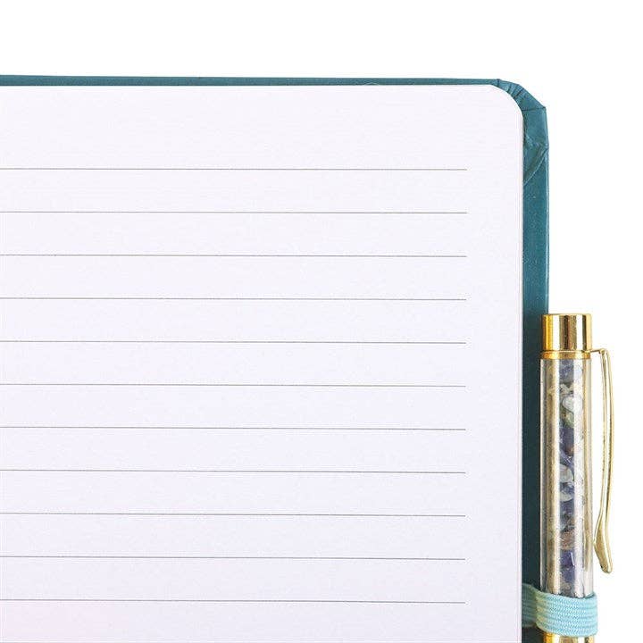 Notebook Hand of Hamsa A5 with Crystal Chip Pen