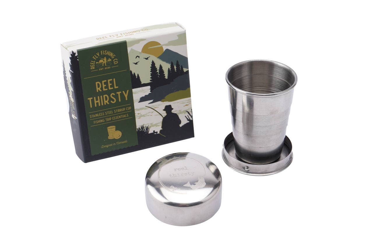 'Reel Thirsty' Stirrup Cup Reel Fly Fishing Co.