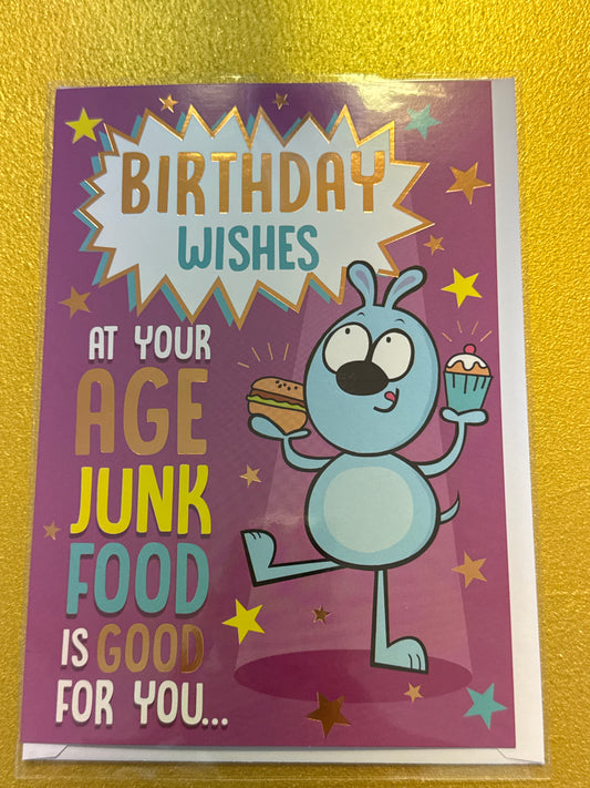 Birthday card - humour