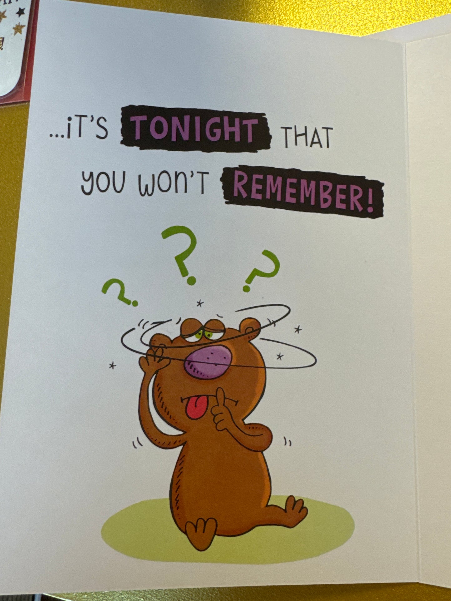 21st birthday card