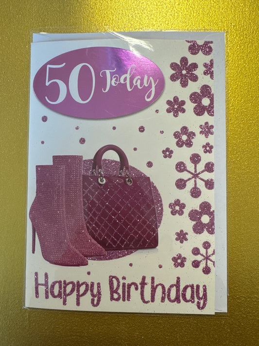 50th birthday card