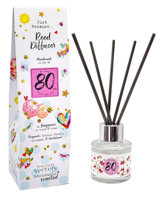 JUST BECAUSE OCCASION SPARKLY DIFFUSERS – 80TH, 50ML