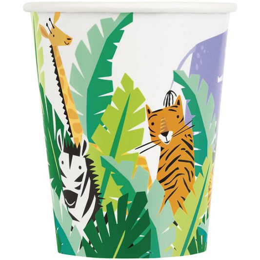 9OZ animal safari paper cups