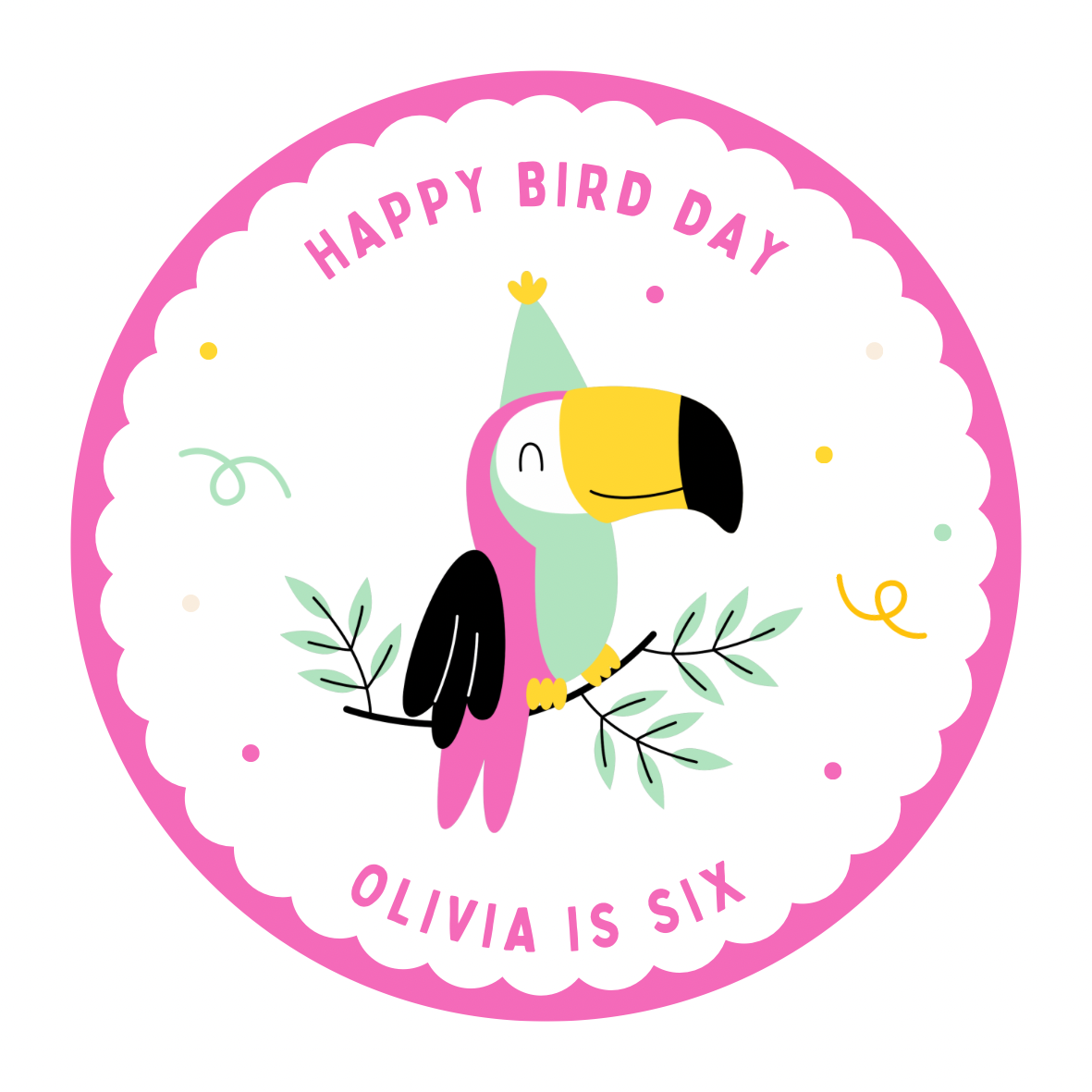 Children’s birthday stickers 20