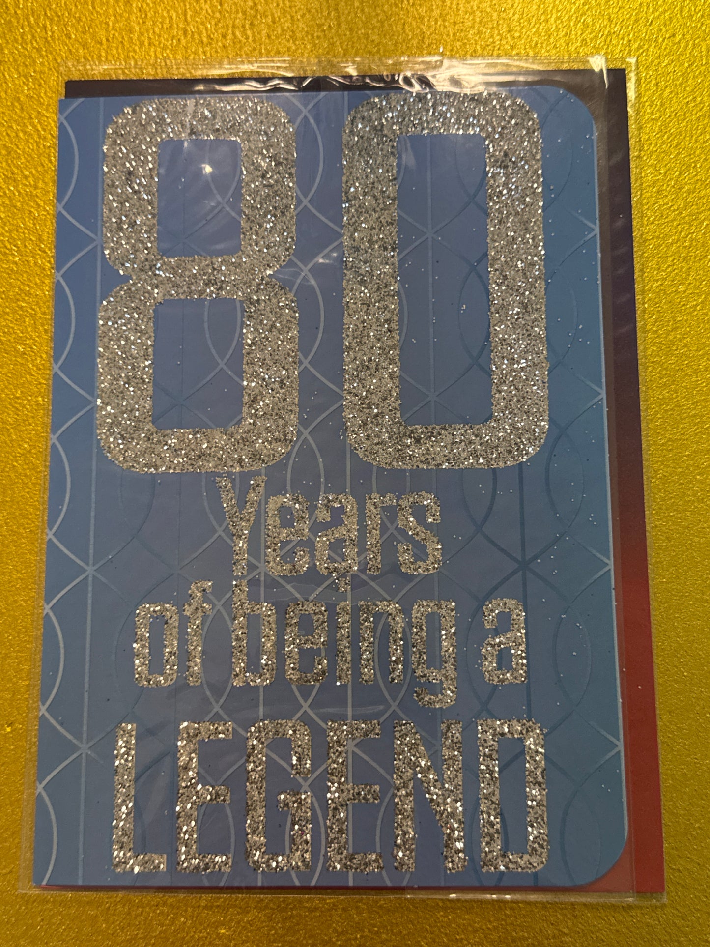 80th birthday card