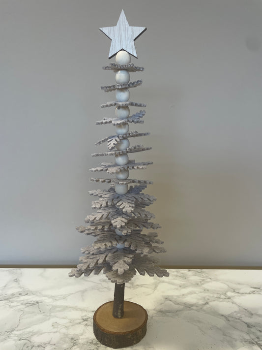 Snowflake Christmas tree ornament