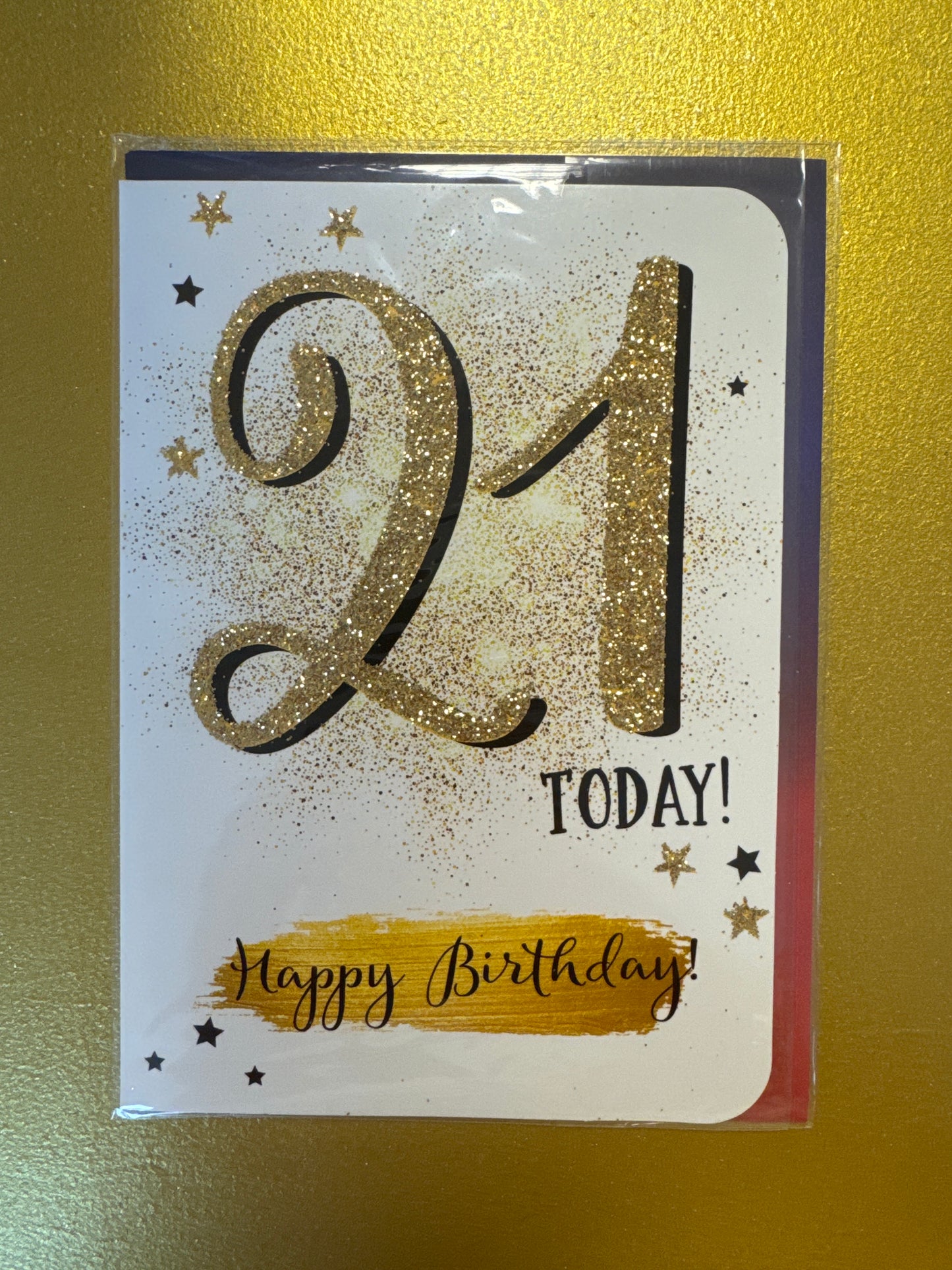 21st birthday card