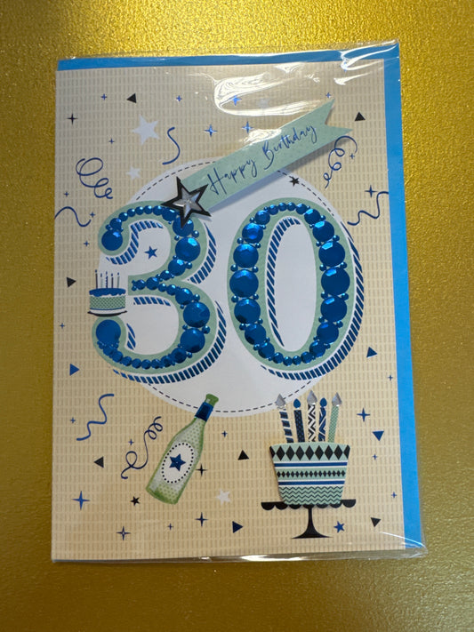 30th birthday card